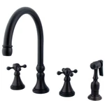 Kingston Brass KS2795KXBS Widespread Kitchen Faucet. Fixed Price $254.78.