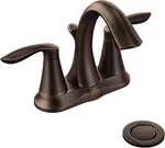 Moen 6410ORB Eva Two-handle High Arc Bathroom Faucet Sink Oil Rubbed Bronze. Fixed Price $106.30.