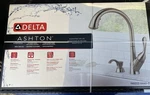 Delta Ashton Pull-down Kitchen Faucet Stainless Steel 19922Z-SSSD-DST New. Fixed Price $119.99.