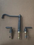 Blanco 157-137-ORB Terra Widespread Kitchen Faucet W/ Lever Handles Oil.... Fixed Price $235.00.
