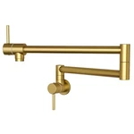 Kes Brushed Gold Pot Filler 25.6" Wall Mount Kitchen Stove Water Faucet Nsf. Fixed Price $59.99.