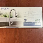 New Moen 87912 Georgene One-handle High Arc Pulldown Kitchen Faucet Chrome B181. Fixed Price $99.95.