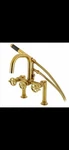 Kingston Brass AE8407CG FULLER-7 Inch Deck Mounth Clawfoot Tub Faucet ,brushed. Fixed Price $189.00.