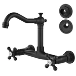 Airuida Wall Mounted 8 Inch Center Kitchen Sink Faucet Commercial .... Fixed Price $95.78.