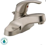 Peerless P188620LF-BN Choice 4 In Centerset 1-HANDLE Bathroom Faucet Nickel Bnib. Fixed Price $57.00.