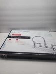 Delta Windemere Two Handle Kitchen Faucet Stainless. Fixed Price $100.00.