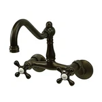 Kingston Brass Vintage Double Handle Wall Mount Kitchen Faucet. Fixed Price $261.59.
