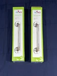 Set Of Nova Ortho Med Wall Grab Bar 12" Chrome #8012CH-R Heavy Duty Safety. Fixed Price $25.00.