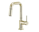 Brizo Odin 1.8 Gpm Single Hole Pull Down Prep/bar Faucet With Square Spout. Fixed Price $389.95.