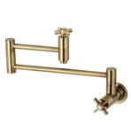 Kingston Brass KS8103ZX Millennium Wall Mount Pot Filler Kitchen Faucet. Fixed Price $150.00.
