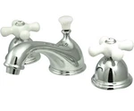 Kingston Brass KS3961PX Restoration Widespread Lavatory Faucet With Porcelain. Fixed Price $146.25.