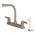 Nuvofusion FB2758NDL 8-INCH Centerset Kitchen Faucet With Sprayer. Fixed Price $88.69.