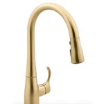 Kohler- 597-2MB Simplice Pull Down Kitchen Faucet Vibrant Brushed Moderne Brass. Fixed Price $310.10.
