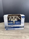 Glacier Bay 300 Series Bathroom Faucet Brushed Nickel/brass Color MODEL351-040L. Fixed Price $49.99.