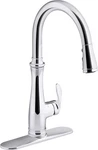 New Ob-kohler Bellera Touchless Pull-down Kitchen Faucet K-29108-CP- Chrome. Fixed Price $189.00.