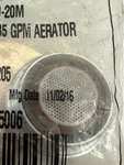 Zurn P6900-20M Aerator Vp 15/16-27 Male 0.35 Gpm Water Saving New. Fixed Price $12.10.