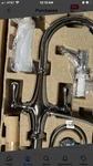 Kohler R29473-SD-CP Pannier 2-HANDLE Pull-down Kitchen Faucet W/soap Dispenser. Fixed Price $275.00.