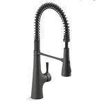 Kohler Tempered Semi-professional Prerinse Pullout 24662-BL Kitchen Faucet $650. Fixed Price $395.00.