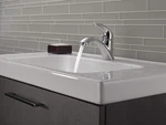 Delta Faucet 583LF-WF Bathroom Hole 1.2 Gpm Brass Chrome Pop-up Drain. Fixed Price $263.18.