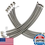 Shark Industrial Faucet Water Supply Connector Line Braided Stainless Steel. Fixed Price $82.69.