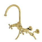 Kingston Brass KS1292AXBS Restoration 8-INCH Centerset Wall Mount Kitchen Faucet. Fixed Price $399.88.