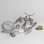 Kingston Brass CC463T8 Vintage Wall Mount Tub Filler W/ Hand Shower, Read Desc. Fixed Price $160.00.