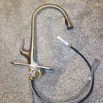 Kohler Bevin Pull Down Kitchen Faucet Vibrant Stainless R43210-VS. Fixed Price $50.99.