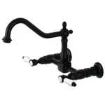 Kingston Brass KS1240BPL Bel-air Wall Mount Bridge Kitchen Faucet. Fixed Price $256.61.