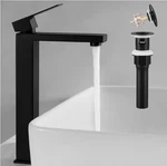 Kes Vessel Sink Faucet, Black Bathroom Faucets, Tall With. Fixed Price $69.99.