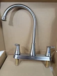 Parlos Widespread 2 Handles Bathroom Faucet With Metal Pop Up Sink Drain 14138.. Fixed Price $24.99.