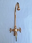 Whitehaus Collection Vintage Iii Solidbrass Kitchen Faucet Pol. Copper Finish. Fixed Price $378.00.