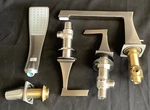 Roman Tub Faucet American Dxv Keefe Brushed Nickel D3510490C.144 E8. Fixed Price $149.99.