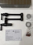 Brizo 62825 Lf-bl Artesso Wall Mounted Pot Filler Faucet Matte Black. Fixed Price $649.00.