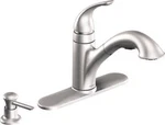 Caprillo Series Kitchen Faucet, 1.5 Gpm, 1-FAUCET Handle, Stainless Steel,. Fixed Price $301.63.