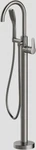 Jacuzzi NW5082 Brushed Nickel Freestanding Floor Tub Filler Hand Shower Faucet. Fixed Price $330.00.