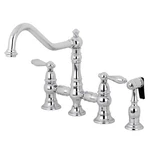Kingston Brass KS327.ALBS Restoration 1.8 Gpm Widespread Bridge - Chrome. Fixed Price $441.97.
