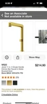 Vigo Kitchen Faucet VG02053MG. Fixed Price $80.00.