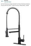Ez-flo Richmore Pull-down Kitchen Faucet With Potfiller 10646. Fixed Price $100.00.