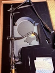 Waterstone Gantry Faucet Pull-down Sprayer Lever Black Nickel 4400-BLN. Fixed Price $3500.00.