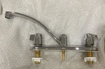 Delta Classic Handle Chrome Kitchen Faucet & Side Sprayer 2400LF - Barely Used. Fixed Price $55.00.
