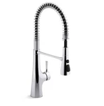 Kohler K-24662-CP Tempered Semi-professional Kitchen Sink Faucet Polished Chrome. Fixed Price $279.00.