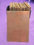 44 Pieces Of Victorian Copper Tile 3" 2" 50+ Ounces Oz 1910 Antique Mcm. Fixed Price $89.75.