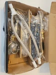 Delta 35996LF-BN-ECO 2-HANDLE Widespread Bathroom Faucet Brushed Nickel. Fixed Price $45.00.