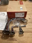 Pfister Saxton 2-HANDLE Deck-mount Roman Tub Faucet Trim Kit Polished Chrome New. Fixed Price $43.39.