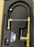 Vigo Spiral Pull-down Spray Kitchen Faucet VG02001MG Matte Brushed Gold. Fixed Price $124.95.