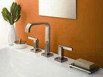 Danze Sirius D304544BN Brushed Nickel Two Handle Widespread Bathroom Faucet. Fixed Price $399.95.
