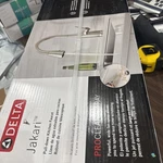 Delta Single-handle Pull-down Sprayer Kitchen Faucet Pro Clean Jakari. Fixed Price $125.00.