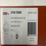 Matco Omnipro OPSR-799WS Pressure Balanced Tub & Shower Valve Integral Stops. Fixed Price $50.00.