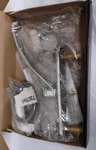 Delta 2402LF Classic Handle Kitchen With Spray Faucet - Chrome New!. Fixed Price $54.95.