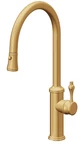 California Faucets Pull-down Kitchen Faucet- Lifetime Satin Gold K10-100-61-LSG. Fixed Price $1200.00.